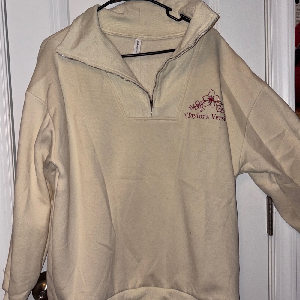 Taylor Swift Affirmation Cream Quarter-Zip